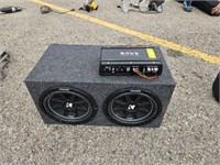 Dual Kicker Speaker with Amp