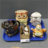 Japan Owl Planter - Elephant Teapot - Etc