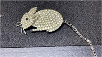 Vintage Mouse Brooch