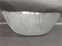 Libbey Harmony Frosted Glass Serving Bowl