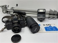 Minolta 35 mm Camera and Equipment