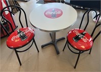 Coca Cola Cafe Table with Chairs