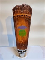 DUNCAN'S PUB BEER TAP HANDLE 8.5"