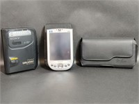 Sony Walkman, HP Pocket PC in Case, iPhone 10 Case