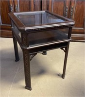 Asian Style Display End Table