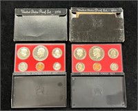 1976 & 1977 US Proof Sets in Boxes