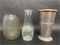 Textured Vases & Candle Holders