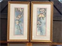 Pair of Carolyn Shores Wright Bird Prints