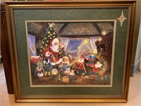 D. Morgan Signed/ Numbered Santa with Toys