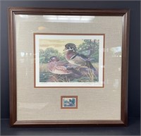 1981 South Carolina Fist of State Duck Stamp,Print