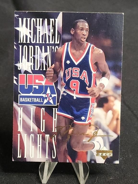 Michael Jordan Basketball Card Upper Deck High