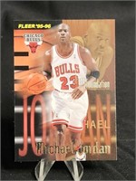 Michael Jordan Basketball Card Fleer '95-96 Firm