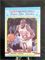Michael Jordan Fleer Basketball Super Star Sticker