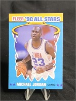 Michael Jordan Basketball Card Fleer '90 All-Stars
