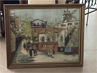 Montmartre Print by Maurice Utrillo