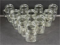Glass Jars with Handles Set