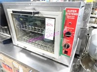 1X, 28"X17" SUPER SYSTEMS S/S T/T DOUBLE DECK OVEN