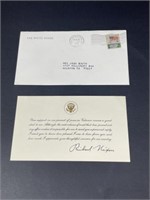 Richard Nixon White House Thank You Note
