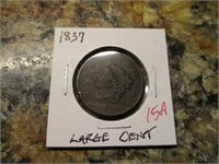 1837 Large Cent