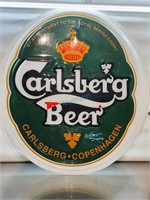 CARLSBERG BEER PLASTIC SIGN