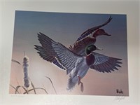1982 SC Migratory Waterfowl Print and Stamp