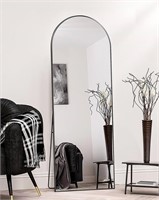 Full Length Mirror, 65"x24", Black