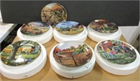 (7) Danbury Mint John Deere Collector Plates