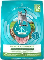 Purina ONE Natural Indoor Dry Cat Food, 22lb