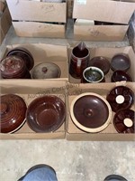 4. Boxes of pottery see photos