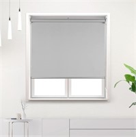 Blackout Roller Window Shade (Light Grey, 29'')