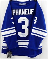 DION PHANEUF SIGNED JERSEY - WITH COA