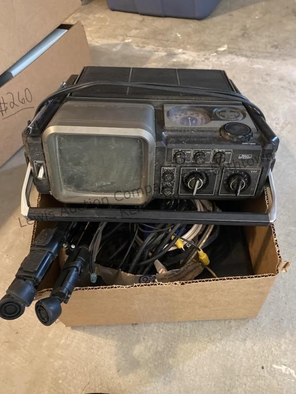 Portable AM/FM radio, TV tested does power up,