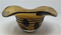 Cased Art Glass Bowl