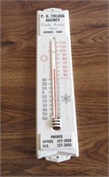 P.G. Folvag Agency Thermometer Norway, Iowa