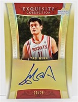 YAO MING AUTOGRAPH EXQUISITE COLLECTION CARD