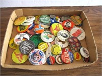 Flat of Political Buttons