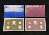 1983 & 1984 US Proof Sets in Boxes