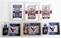 (6) NFL PATCH COLLECTION CARDS