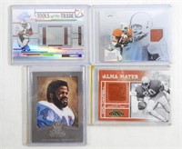 (4) EARL CAMPBELL FOOTBALL CARDS