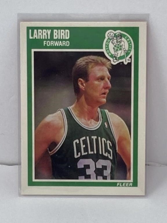 1989 FLEER HOF LARRY BIRD CARD