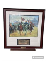 Legends in Gray artwork Confederate $10 bill 22.5