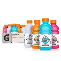 Gatorade Zero Sugar Variety Pack, 12oz, 24 Pack