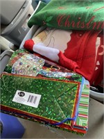 2 totes of Christmas items