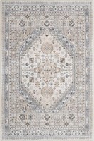 zesthome Stain Resistant Area Rug, 9'x12ft, Beige