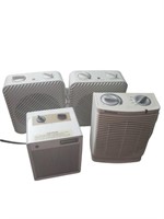 Lot of 4 Mini Space Heaters TESTED WORKS