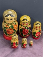 Russian nesting dolls made in USSR