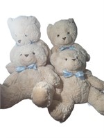 Lot of 4 Hug Fun 20" Stuffed Teddy Bears