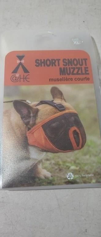 NEW Short Snout Dog Muzzle Size XL