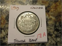 1943 Canada Silver Half