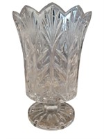 Vintage Footed Crystal Vase